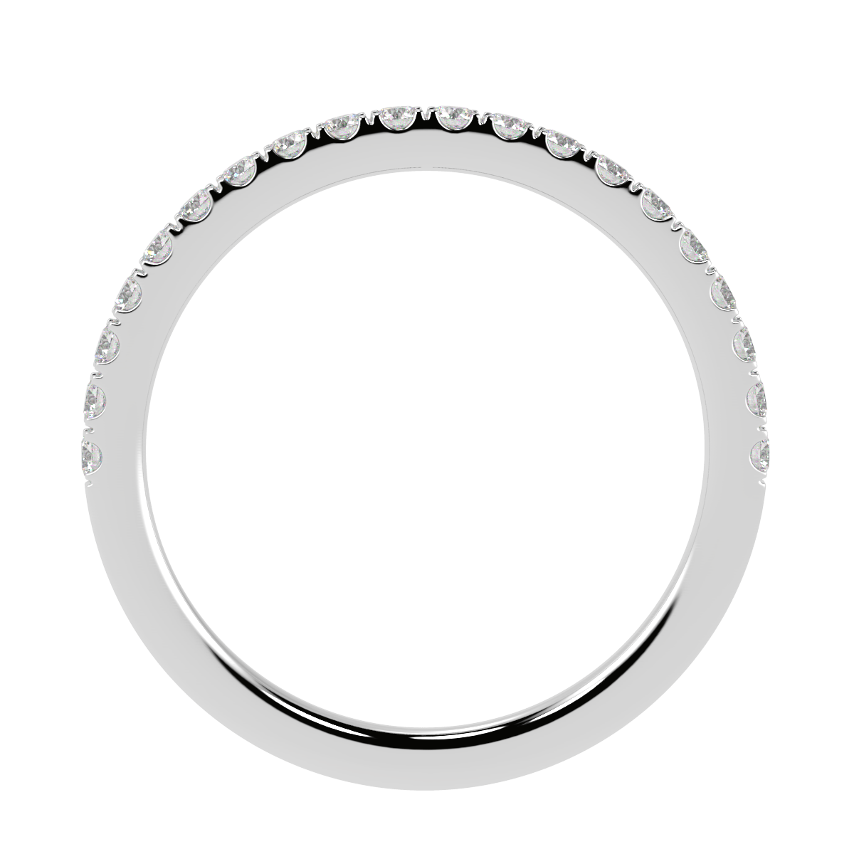 Micro set Diamond 0.25ct Wedding Ring