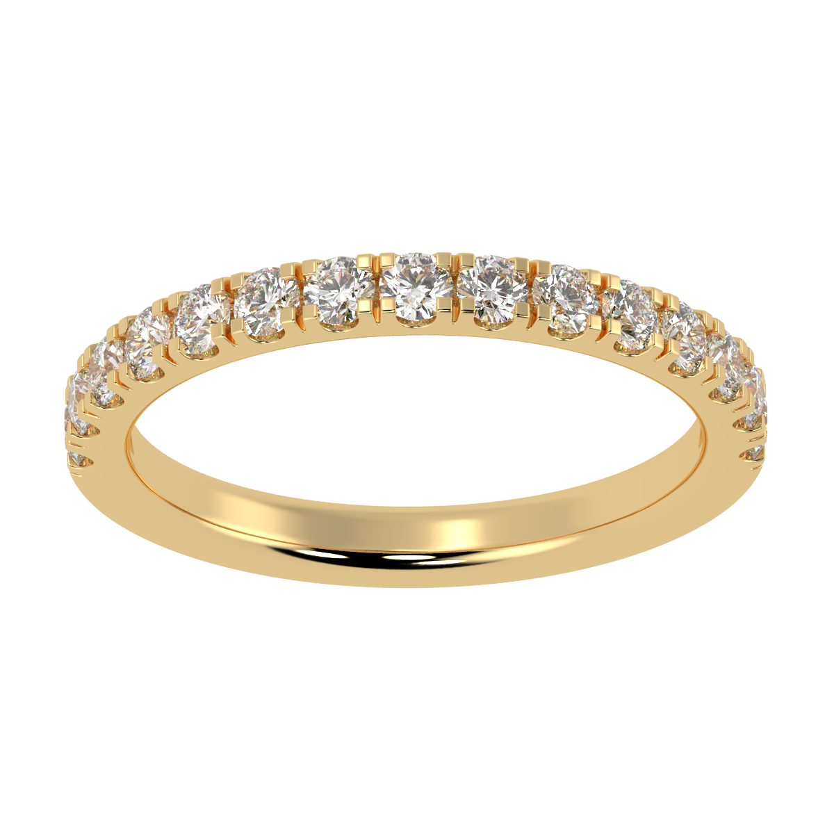 Micro Diamond Set 0.50ct Wedding Ring