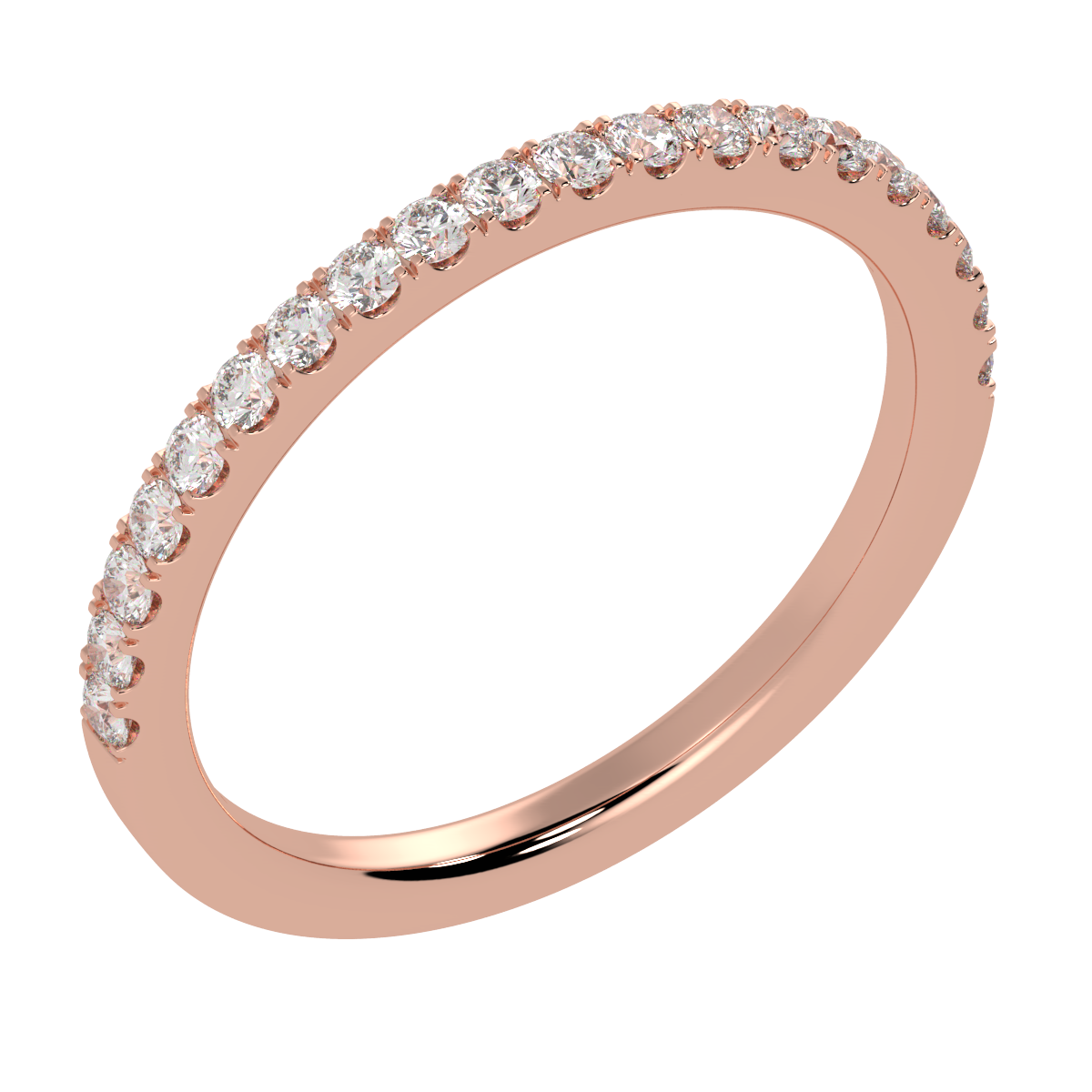 Micro set Diamond 0.25ct Wedding Ring