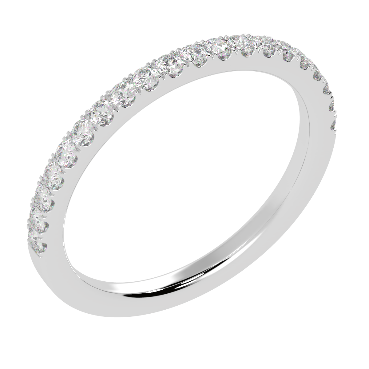 Micro set Diamond 0.25ct Wedding Ring