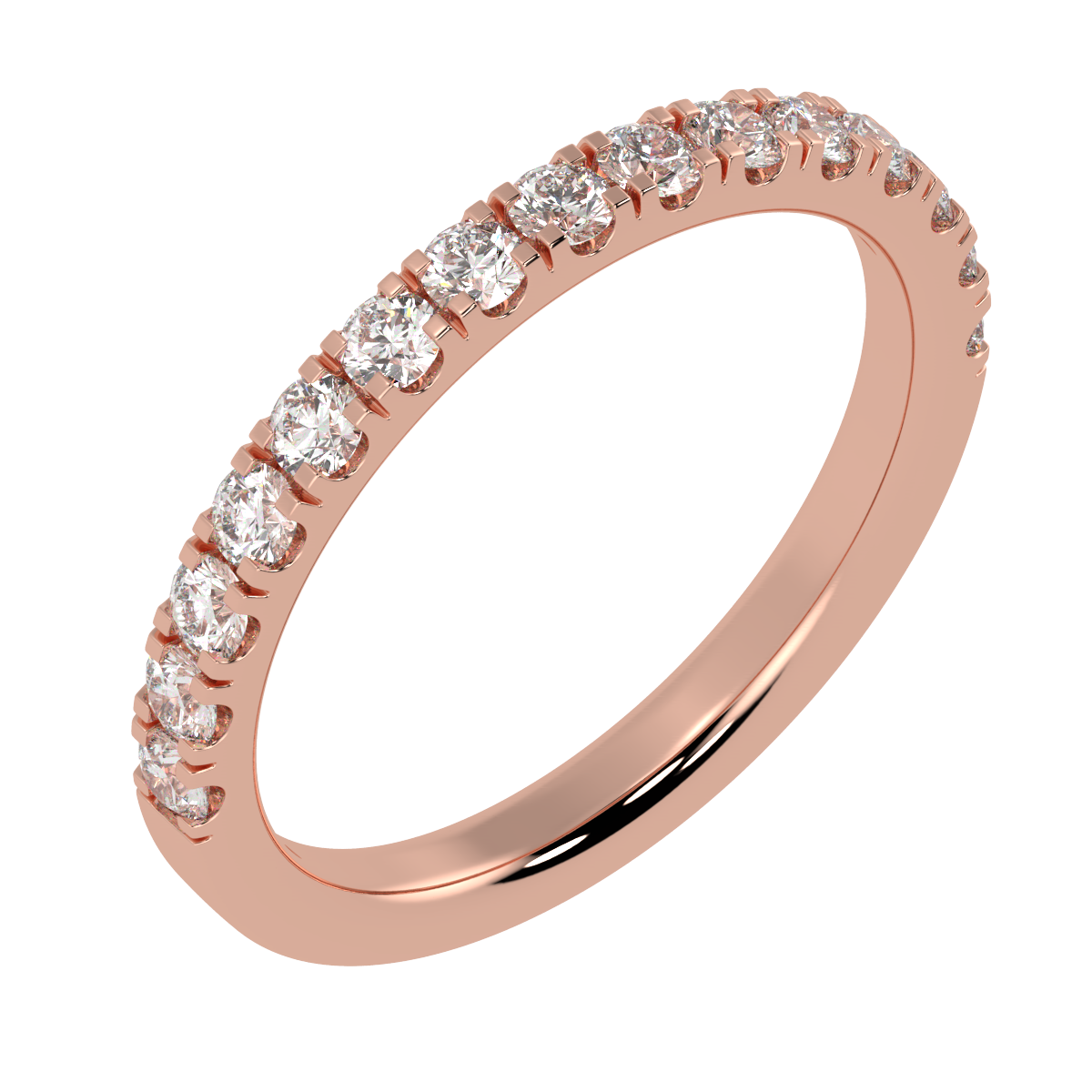 Micro Diamond Set 0.50ct Wedding Ring