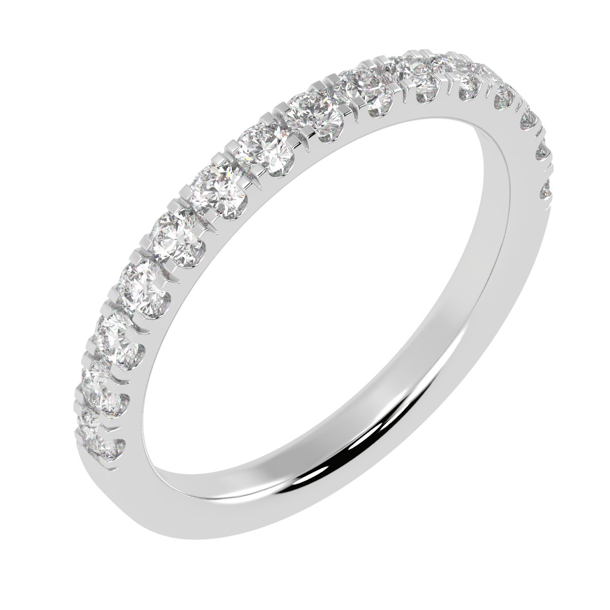 0.50ct Diamond Set Wedding Ring - Jewellery by L & S