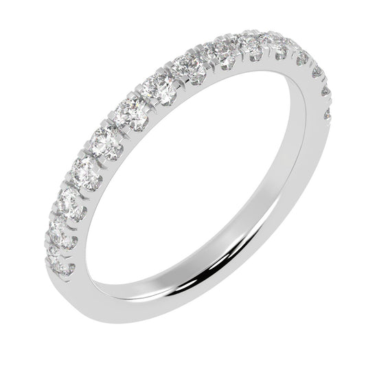 0.50ct Diamond Set Wedding Ring - Jewellery by L & S