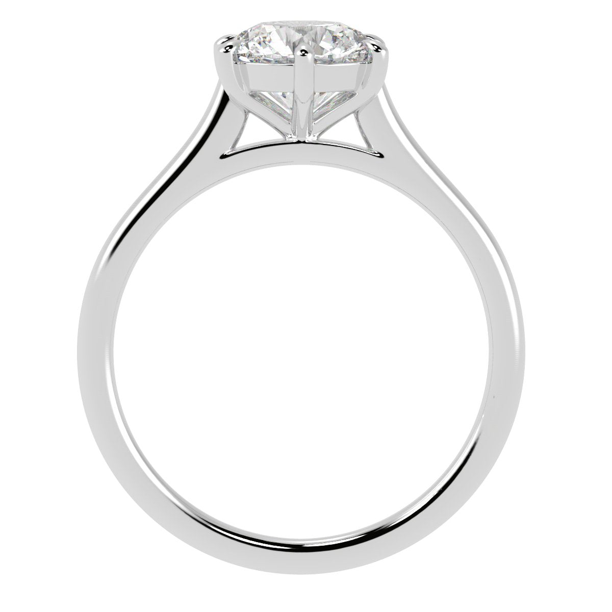 Six Claw Engagement Ring - Jewellery by L & S